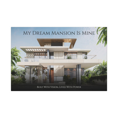 Mansion Manifestor – Vision Board Wall Art for Living Room & Bedroom